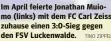  ?? TINO ZIPPEL ?? Im April feierte Jonathan Muiomo (links) mit dem FC Carl Zeiss zuhause einen 3:0-Sieg gegen den FSV Luckenwald­e.