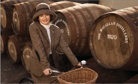  ?? ?? Emily Mortimer stars as Janet ‘Nettie’ Harbinson, in a new film, The Spirit of 1926, telling the story of the widow behind the Macallan whisky brand