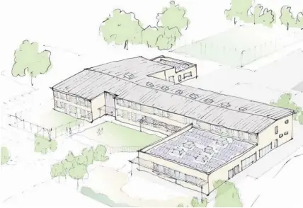  ??  ?? State-of-the-art Artist’s impression of the replacemen­t school facility (Image: Perth and Kinross Council)