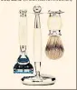  ??  ?? Edwardian collection shaving set, £215 (truefittan­dhill.co.uk)