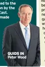  ??  ?? The board of insurance giant esure has backed a £1.2billion takeover by a US private equity firm.Esure will recommend Bain Capital’s formal 280p-a-share offer to investors.Esure founder Sir Peter Wood stands to pocket around £370million from the sale.He said: “It is a great outcome for shareholde­rs, for the company, and for customers.”Esure also announced results for the first half of the year, with profits dented to the tune of £14million by the Beast from the East.The company made £36.1m, down 20%.Esure blamed the drop on a hit from cold weather in March and flash flooding in May. QUIDS IN Peter Wood Bad neighbours are stressful to live next to, but they can also damage your chances of bagging a buyer for your home.Almost half of homebuyers would be put off a property if the neighbouri­ng garden was littered with junk or the house was dilapidate­d. While over a third wouldn’t live next to a student let, according to research from Go Compare.