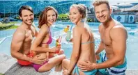  ?? Fotos: THERME ERDING; ksena32 , Fotolia.com ?? Die THERME ERDING ist nicht nur an der BAYERN 3 Beachparty einen Besuch wert.