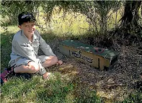  ?? SUPPLIED ?? 10-year-old Joshua Diack won a family trip out which involved him being a ranger for the day.