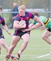  ??  ?? Ben Harris during his Maidenhead RFC days. Ref: 129644-10