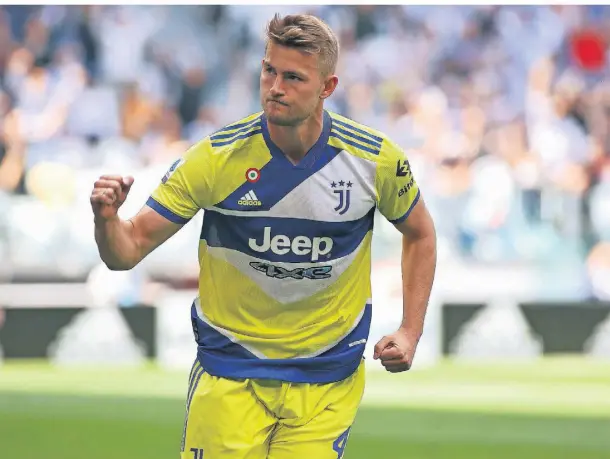  ?? FOTO: IMAGO ?? Matthijs De Ligt im Mai beim Liga-Spiel von Juventus Turin gegen den FC Venedig.