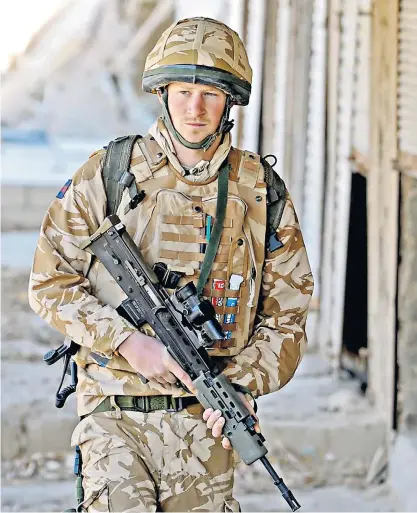  ?? ?? Prince Harry on patrol in Afghanista­n in 2008, above, and Dr Gabor Maté, left