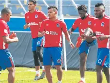  ??  ?? LEÓN. El Olimpia se prepara para enfrentar al Marathón.