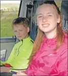  ?? 25_c42kwcc04 ?? Robbie Semple’s children – Alexander, nine, and Annabel, 12, made an excellent job of timekeepin­g.