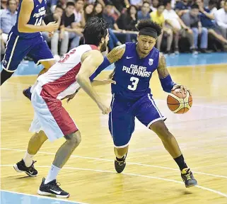  ?? ALVIN S. GO ?? RAY PARKS is part of the Gilas Pilipinas team seeing action in the 2017 Southeast Asian Games in Kuala Lumpur in August.