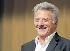  ??  ?? Denunciado. Dustin Hoffman y su supuesto acoso a una joven de 17.