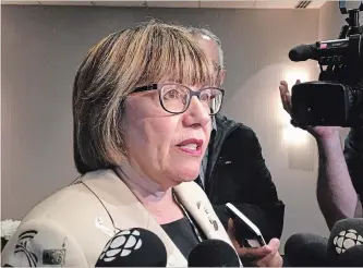  ?? KEVIN BISSETT THE CANADIAN PRESS ?? In her report, former Liberal cabinet minister Anne McLellan says the Canadian system benefits from “giving one person responsibi­lity for key elements of the justice system.”