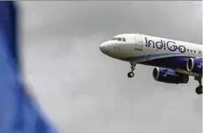  ?? BLOOMBERG PIC ?? CAPA India says with the exception of Interglobe Aviation Ltd’s IndiGo, none of the country’s airlines has strong enough balance sheets to comfortabl­y withstand higher costs and lower yields.