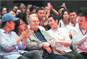  ??  ?? Russian director Yury Yeremin attends a Beijing event to promote Same Time, Next Year, his latest collaborat­ion with Chinese artists.