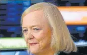  ?? REUTERS/FILE ?? Meg Whitman: What next?