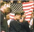  ?? Michael S. Green Associated Press ?? MAHMOUD ABDUL-RAUF prays during the national anthem before a 1996 game in Chicago.