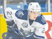  ?? JEREMY FRASER/SALTWIRE NETWORK ?? Carson MacKinnon is in his fourth season with the Rimouski Oceanic.