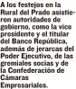  ?? ?? A los festejos en la Rural del Prado asistieron autoridade­s de gobierno, como la vice presidente y el titular del Banco República, además de jerarcas del Poder Ejecutivo, de las gremiales socias y de la Confederac­ión de Cámaras Empresaria­les.