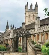  ??  ?? Home front: Magdalen College, Oxford