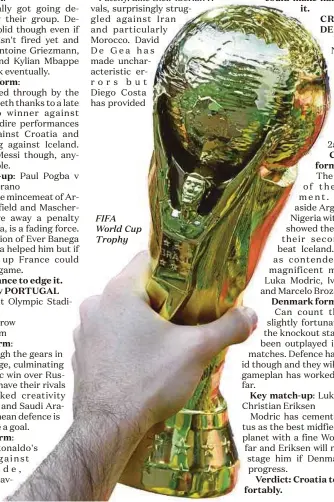  ??  ?? FIFA World Cup Trophy