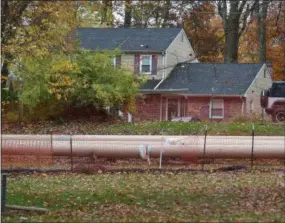  ?? PETE BANNAN - DIGITAL FIRST MEDIA ?? Sections of the Mariner East 2 pipeline near Concord Ave. in Uwchlan.