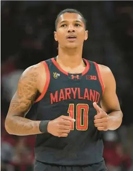  ?? ABBIE PARR/AP ?? Maryland forward Julian Reese is returning for his senior season.