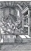  ?? Getty Images/iStockphot­o ?? A 16th-century printed books workshop — or as it might be called today, a social media platform.