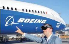  ?? — Reuters ?? The world’s biggest planemaker Boeing predicted 42,700 industry deliveries over the next two decades, up three per cent from its estimate of 41,030 a year ago.