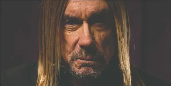  ?? ROB BAKER ASHTON ?? Iggy Pop’s latest album, Free, is unlike anything he’s done before. He even goes as far as incorporat­ing jazz elements and spoken word into his songs.