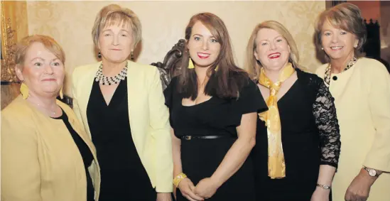 ??  ?? Patricia Guihen, Geraldine Beirne, Denise and Mary Conefrey and Loyola Kelly were at the NW Simon Ladies’ Lunch in Kilronan Castle last January.