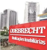  ?? AP ?? Odebrecht está involucrad­a en un escándalo de sobornos.