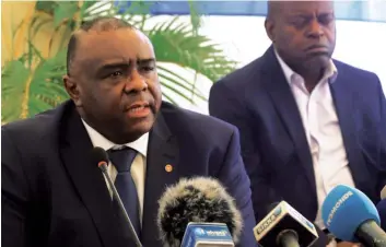  ?? DR ?? Líder político responde ao apelo do Presidente Félix Tshisekedi para a reconcilia­ção