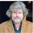  ?? FOTO: DPA ?? Der Bergsteige­r und Schriftste­ller Reinhold Messner kommt nach Krefeld.