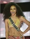  ?? JASON BEAN/ THE RENO GAZETTE-JOURNAL ?? Miss North Carolina Cheslie Kryst won the 2019 Miss USA final competitio­n in the Grand Theatre in the Grand Sierra Resort in Reno, Nev.