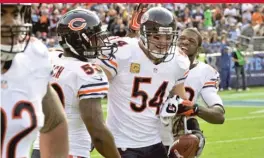  ?? | GETTY IMAGES ?? Former Bears middle linebacker Brian Urlacher, who was selected to eight Pro Bowls, was named a Hall of Famefinali­st in his first year of eligibilit­y.