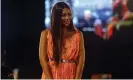  ??  ?? Naomi Campbell at the Arise fashion event in Lagos in December. Photograph: Sunday Alamba/AP