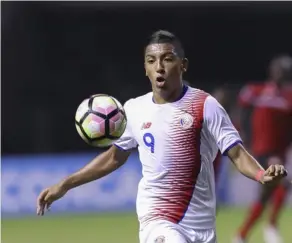  ?? John durán ?? El joven delantero Andy Reyes llega a Cartaginés, procedente de Austria, para acompañar al cubano Marcel Hernández.