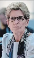  ??  ?? Premier Kathleen Wynne is putting on a brave face but Ontario voters may have already made up thier minds, writes Thomas Walkom.