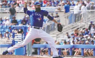  ?? JOHN DAVID MERCER/USA TODAY SPORTS ?? Matt Shoemaker tossed four hitless innings against the Phillies in Sunday’s 9-0 win. He’s allowed just one hit and one walk over 6.2 innings of work so far in the pre-season.