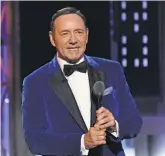  ?? ROBERT DEUTSCH, USA TODAY ?? Host Kevin Spacey brought out his favorite impression­s Sunday night at Radio CityMusic Hall.