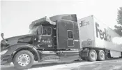  ?? AURORA ?? Paccar-built trucks outfitted with the Aurora autonomous driver, pictured, will be running pilot trips hauling FedEx loads between Dallas and Houston.