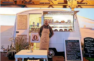  ?? ISABELLA HARREX/ THE TART TIN ?? For years, Matt Cross has been up from the early hours on a Saturday. His Tart Tin bakery is now an institutio­n at The Otago Farmers’ Market.