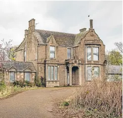  ?? Picture: Steve Macdougall. ?? Panbride House in Carnoustie will be converted into three separate homes.