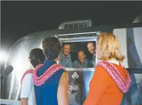  ?? ELEVATION PICTURES ?? Apollo: Quarantine shows viewers the trailer that housed Apollo 11's astronauts.