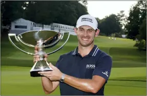  ?? BRYNN ANDERSON — THE ASSOCIATED PRESS ?? Patrick Cantlay after winning the Tour Championsh­ip and the FedEx Cup at East Lake Golf Club Sept. 5 in Atlanta.