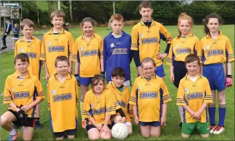  ??  ?? Curraheen National School Glenbeigh team who participat­ed in the Mid Kerry School’s Mini 7’s in Beaufort on Sunday. Photo by Michelle Cooper Galvin