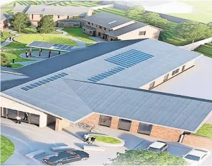  ?? ?? Artist’s impression The new HMP & YOI Stirling has now been built and an open day is being hosted for the community this Friday, May 26