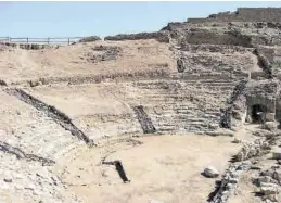  ?? PATRIMONIO CULTURAL DE ARAGÓN ?? Una imagen del yacimiento arqueológi­co de Bílbilis.