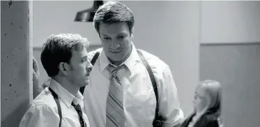  ?? Elsa Guillet Chapuis ?? Nathan Fillion, right, and Tom Lenk in Much Ado About Nothing