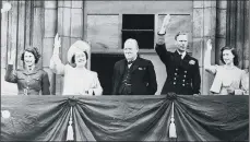  ?? PICTURES: AP/GETTYS. ?? RELIEF: A huge crowd gathered outside Buckingham Palace within minutes of the official announceme­nt of Germany’s unconditio­nal surrender.