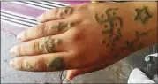  ?? FEBRAYER.COM VIA AP ?? Known as Khadija, she displays tattoo marks that she reported were done against her will during captivity. She also reported she was gang-raped.